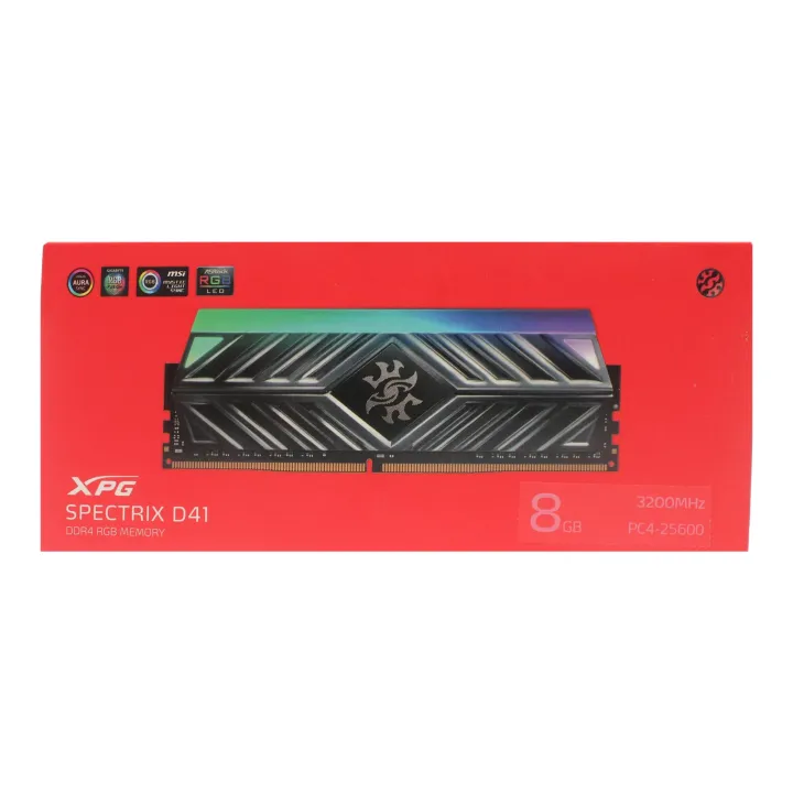 Spectrix Rog Ram Ram Spectrix D41 DDR4, 8GB 3200MHz XPG Gaming Series RGB CL-16-20-20 ...