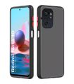 Redmi Note 10 /  10s Smoked Cover Protective Shockproof Matte Hard Back Case Cover for Redmi Note 10 / Redmi Note 10s (Black). 