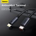Baseus PD20W USB C Fast Charging Cable for iPhone 13 12 11 Pro Max USB C Data Sync iPhone Cable 1M. 