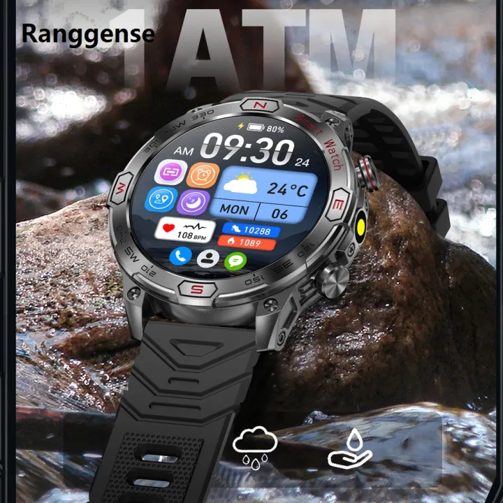 Ranggense%20Fifty%20percent%20discount%20REGJU%20For%20Huawei%20Xiaomi%20New%201.43%20inch%20Smart%20Watch%20Men%20Altitude%20Compass%20GPS%20Sports%201ATM%20Waterproof%20Watch%20Bluetooth%20Talk%20SmartWatches%20BNGJI%20-%20Image%205