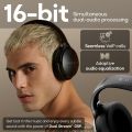 GoBoult Q Over Ear Bluetooth Headphones with 70H Playtime, 40mm Bass Drivers, Zen™ ENC Mic, Type-C Fast Charging, 4 EQ Modes, Bluetooth 5.4, AUX Option, IPX5 Wireless Headphones (Black). 