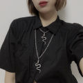 【Innovative designs】Ins Women's Trendy Dark Snake Tuku Tie Street Fashion Personality Accessories Hip-Hop Jewelry. 