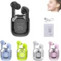 Bluetooth Ultrapods Earbuds, Aceflows ENC Noise Canceling Earbuds, HiFi Dual Stereo Microphone Mini in-Ear Earbuds Touch Control, LED Digital Display. 
