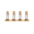 4 Sets CR10 Z Axis T8 Anti Backlash Spring Loaded Nut Elimination Space Brass Nuts for Upgrade Ender 3S Ender 3 Pro. 