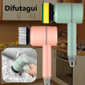 Difutagui Cleaning Tools Handheld Electric Cleaning Brush Wireless Battery Brush Bathroom Kitchen Tile Carpet Brush Cleaning Tools With 2/4/6 Brush Heads. 