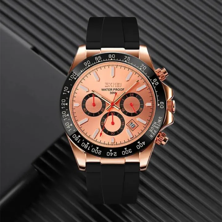 SKMEI%209275%20Men's%20Business%20Chronograph%20Date%20Display%20Silicon%20Strap%20Quartz%20Watch%20-%20RoseGold%20-%20Image%204