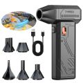 Turbofan 130000RPM Violent Turbofan Brushless Motor LED Light Violent Fan Cleaning Tool High-Speed Portable Design LED Light Fan Industrial Cleaning. 