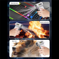 High Speed Brushless Fan 6000 Mah Battery Display Dust Blowing Handheld Air Blower Fan Portable Violent Fan Black. 
