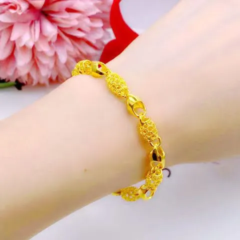 Sand%20gold%20jewelry%20light%20luxury%20high-end%20hollow%20transfer%20bead%20exquisite%20bracelet%20women's%20design%20sense%20simulated%20gold%20hand%20jewelry%20wholesale%20-%20Image%203