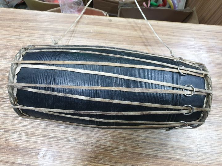 Black Purbeli Madal Made from Daar wood By Mitrata