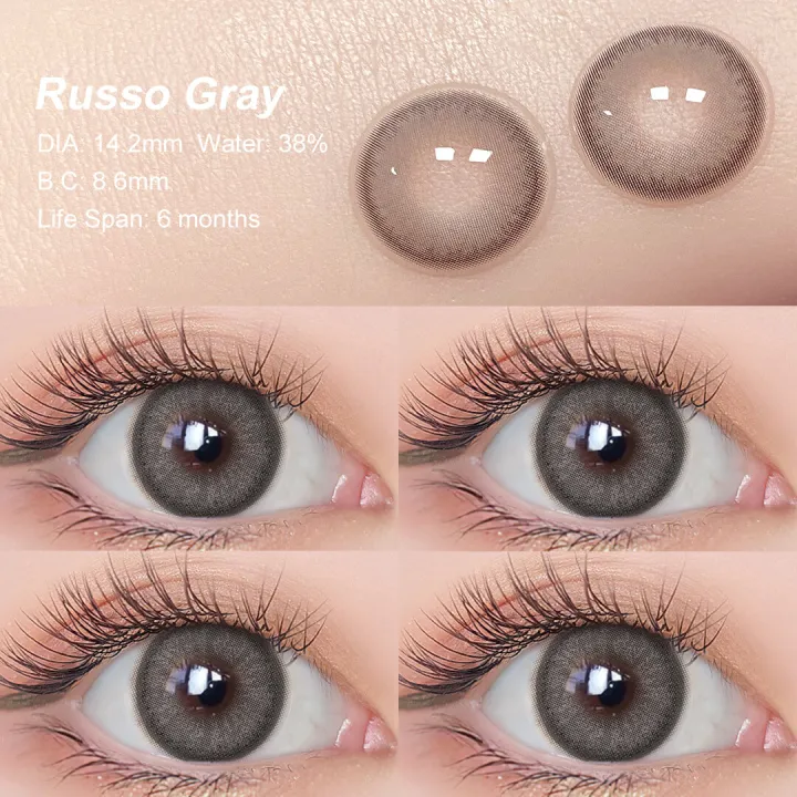 Solzy%20%5BDubai%20New%20Arrivals%5D%20Magister%20Lens%20Doll%20Eyes%2014.2mm%20Russo%20Colored%20Contact%20Lenses%20Brown%20Gray%20Makeup%20-%20Image%204