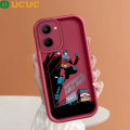 UCUC for Realme C33 Back Cover Transformers Soft Silicone Square Ladder Phone Case. 