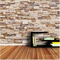 3D Stone Wall Design Wallpaper. 