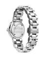 Marc Jacobs Mi0120179278 White Dial Silver Round Watch For Women. 