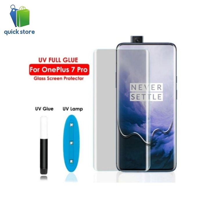 1+7 Pro UV Liquid Curved Tempered Glass