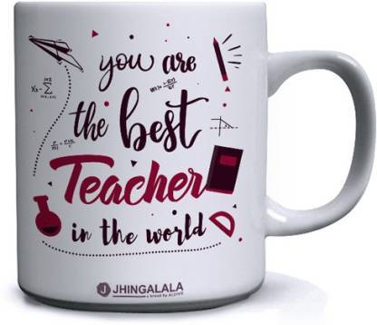 You are The Best Teacher In The World Printed Ceramic Mug (350 ml)