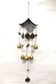 Wind Chime 8 Metal Bells Om Design Feng Shui Vastu / Wind Bell Hanging Decoration Good Luck / Gift Item. 