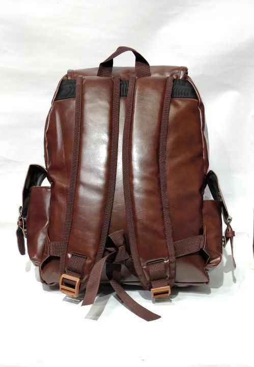 Coffee%20Color%20Flap%20Leather%20Backpack%20Casual%20College%20School%20Backpack%20Bag%20For%20Men%20-%20Fashion%20%7C%20Bags%20%7C%20Schools%20For%20Boys%20-%20Image%204
