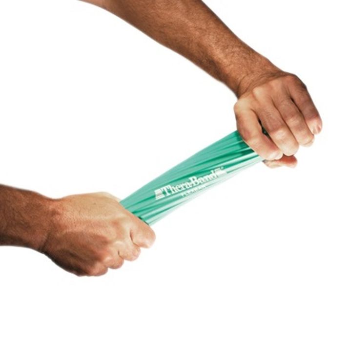 TheraBand Flex Bar Green / Medium, Exercise for Tennis Elbow