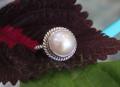 Silver Pearl  Ring. 