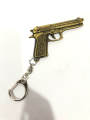 Metal PUBG Golden Gun Keychain / Metallic Gun Key Ring / Gift Item. 
