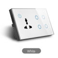 Tuya Smart WIFI 4 Gang Switch & Wall Socket Compatible With Alexa Eco,Google Home. 