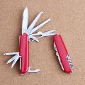 Folding Pocket Multitool Knife Swiss Army Style Outdoor 11 Function | Multifunction Outdoor Utility Tool. 
