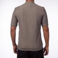 KILOMETER Solid Grey Causual  Cotton Half Sleeve T-Shirt For Men - 17F8010. 