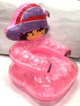 Inflatable Baby Sofa Chair with Free Pump for Kids Strawberry Design / Children Fancy Toys. 