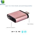 2 in 1  Type C And 3.5 mm  For Type C Phone Splitter. 