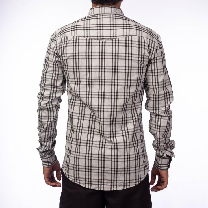 KILOMETER%20Grey/Black%20Checkered%20Casual%20%20Shirt%20For%20Men%20-%20123%20-%20Image%204