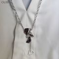 OUXI Purple/White Drip Pendant by Swarovski 10845-119000 For Women. 