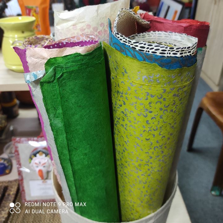 Handmade wrapping Nepali Paper