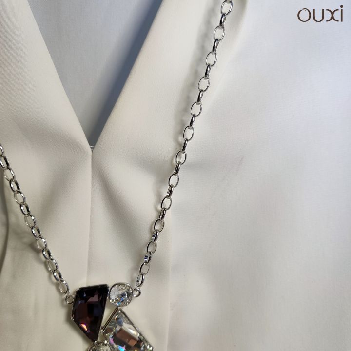 OUXI%20Purple/White%20Drip%20Pendant%20by%20Swarovski%2010845-119000%20For%20Women%20-%20Image%206