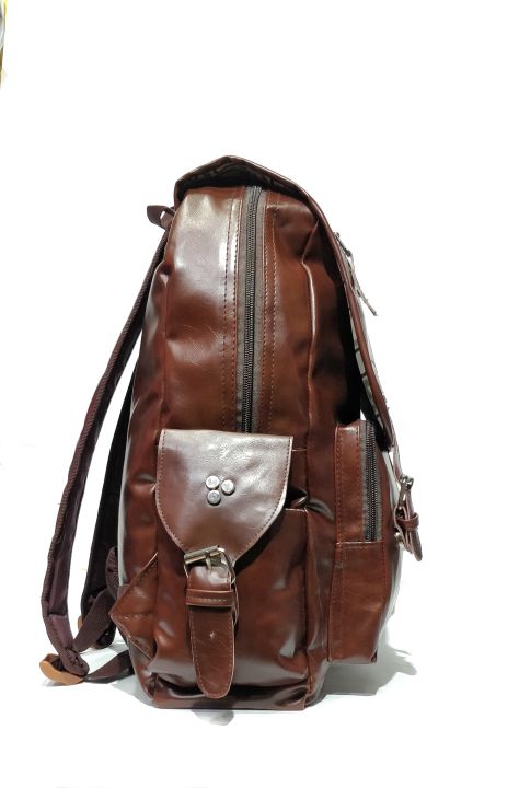 Coffee%20Color%20Flap%20Leather%20Backpack%20Casual%20College%20School%20Backpack%20Bag%20For%20Men%20-%20Fashion%20%7C%20Bags%20%7C%20Schools%20For%20Boys%20-%20Image%203
