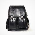 Flap Leather Backpack College And School For Men - Bags | Bags For Men And Women | School Bag For Boys And Girls. 