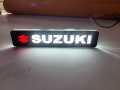 SUZUKI led monogram front light for all suzuki make bikes and cars with nut bolts fitting , cars exterior acessories. 
