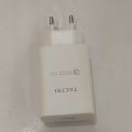 Original Tecno Adapter [QC 3.0] 15W Adaptive Fast Charging Adapter For all Brands Supports Upto 15 Watt Fast Charging. 