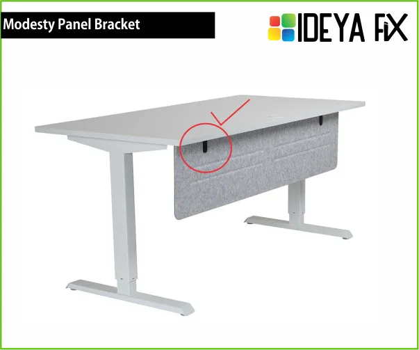 Zinc%20alloy%20baffle%20panel%20bracket%20decoration%20L-shaped%20desktop%20screen%20clamp%20support%20arm%20baffle%20installation%20fixture%20-%20Image%202
