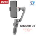 ZHIYUN SMOOTH Q3 & CINEPEER CQ5 - Smartphones Gimbal 3-Axis Flexible Phone Handheld Stabilizer with Fill Light for Android / IOS and And Every Smartphone (Official). 