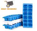 Plastic Ice Cube Tray Pack of 3 (Each tray makes 12 ice cubes). 