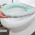 Winter Warm Toilet Seat Cover Mat Soft Warmer Washable Bathroom Toilet Pad Cushion Seat Case Toilet Lid Cover Accessories. 