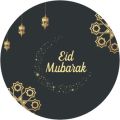 50 Pcs Eid Mubarak Stickers Decoration Gift Item. 