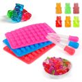 Silicone Bear Mold Fondant Cake Mold Silicone Bear Shape Chocolate Candy Mould Cake Decoration Tools. 