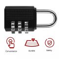 3 Dial Digit Password Lock Medium Size Combination Suitcase Luggage Lock Metal Code Padlock Zinc Alloy Cupboard Cabinet Locker. 