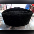 Black Handmade Karkul Jinnah Cap Quaid e Azam Hat. 