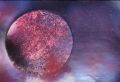 Spray paint planet art painted on high quality glossy paper. 