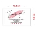 Thank You cards 50 Pcs Thank You For Support My Small Business Cards with Envelopes For Gift Package Party Birthday Wrapping Baking Shop card & Envelopes. 