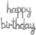 Happy Birthday Connected/Joint Aluminum Foil Balloon For Birthday Parties, Celebrations & Decorations. 