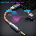 KEYSION HIFI DAC earphone Amplifier USB Type C to 3.5mm Headphone Jack audio adapter 32bit 384kHz Digital Decoder AUX Converter. 